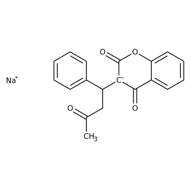650x650 Warfarin Sodium - Isopropyl Alcohol Line Drawing