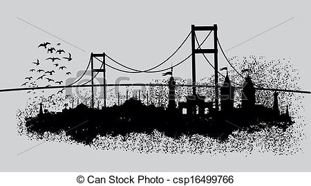 450x269 istanbul big city vector art - Istanbul Drawing