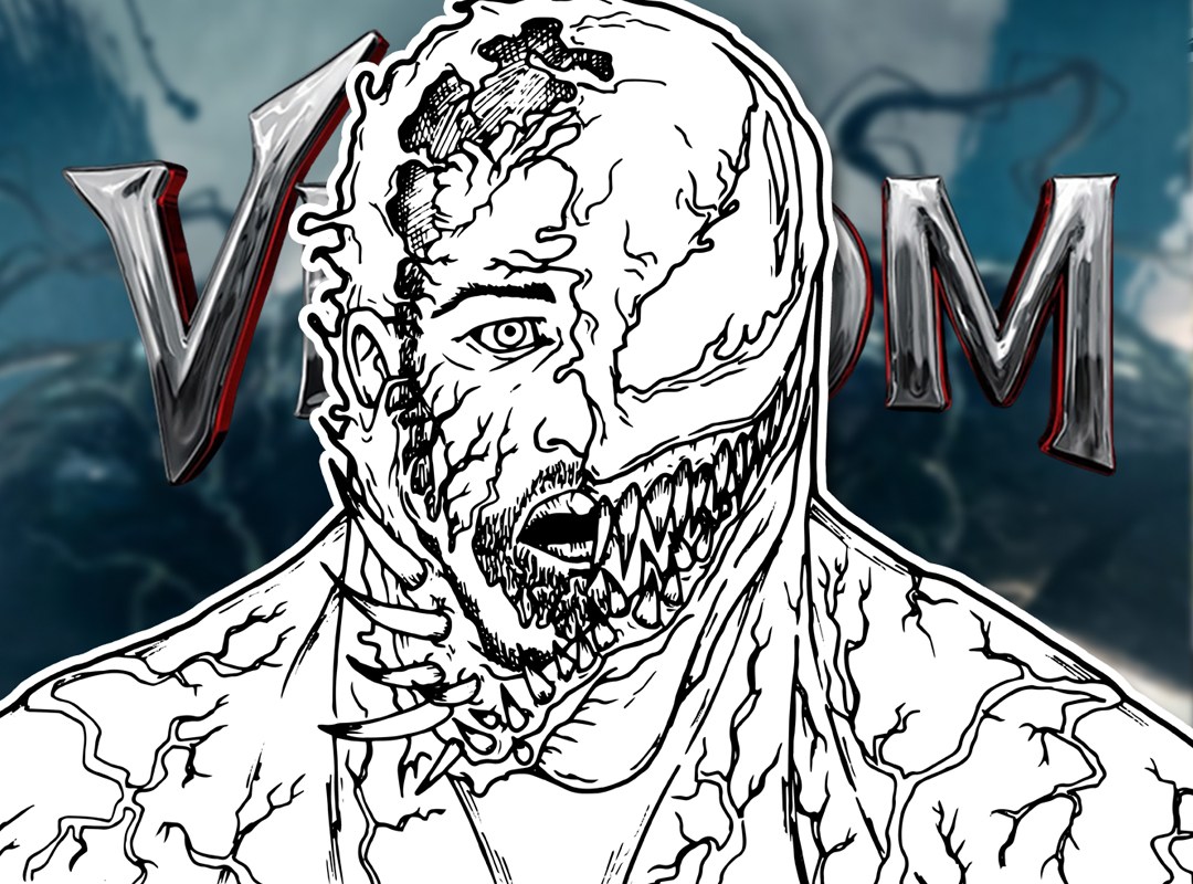 1080x800 How To Draw Venom's Transformation - It Drawing