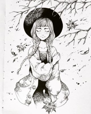 320x400 Tips For Smashing Inktober Creative Bloq - It Drawing