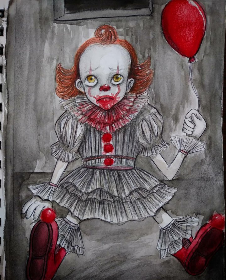 720x894 Celeste Flores On Twitter You'll Float - It Drawing