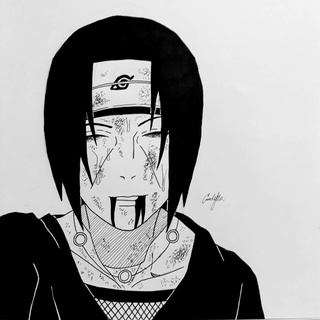 320x320 Itachi Drawings On Paigeeworld Pictures Of Itachi - Itachi Drawing