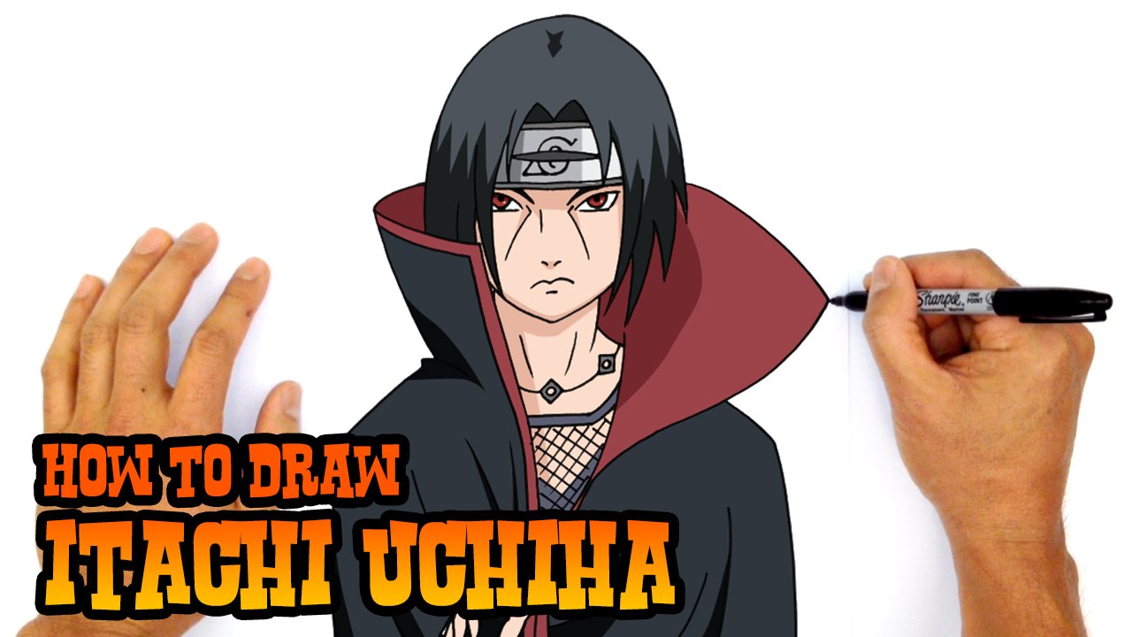 1280x720 How To Draw Itachi Uchiha - Itachi Uchiha Drawing