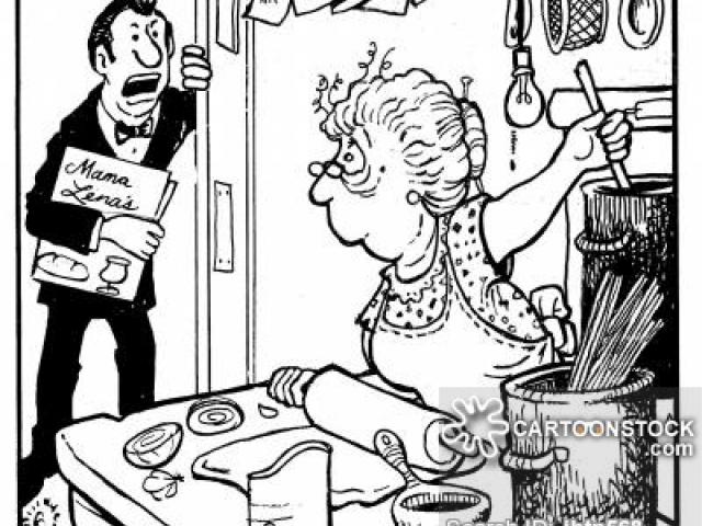 640x480 italian chef cartoon - Italian Chef Drawing