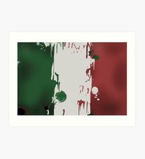 210x230 italian flag drawing art prints redbubble - Italian Flag Drawing