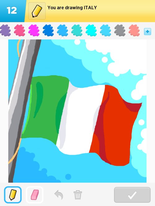 500x667 Italy Drawings - Italian Flag Drawing