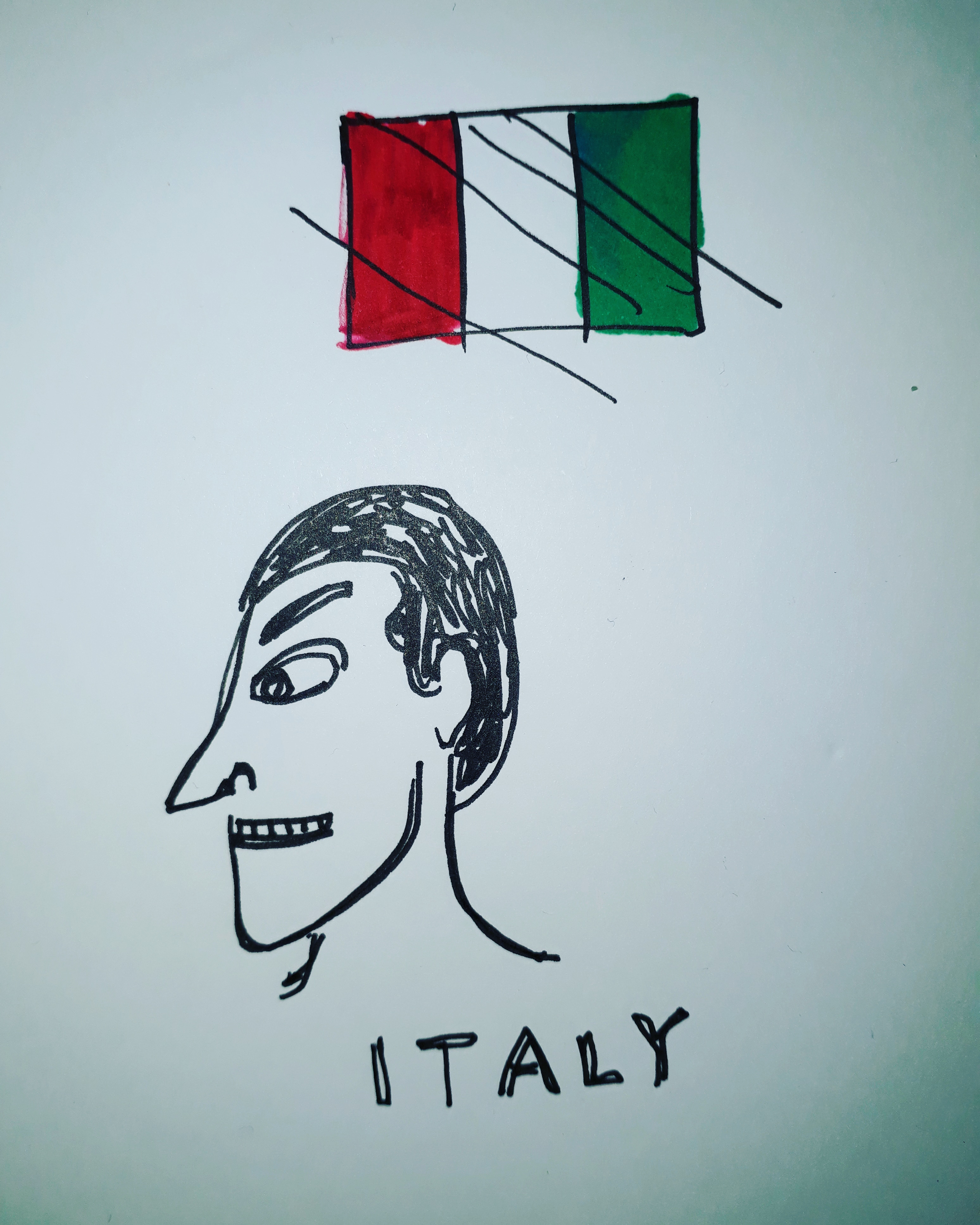 3096x3870 freetoedit italy italian flag italianflag italia outlin - Italian Flag Drawing