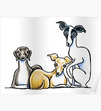 210x230 italian greyhound drawing posters redbubble - Italian Greyhound Drawing