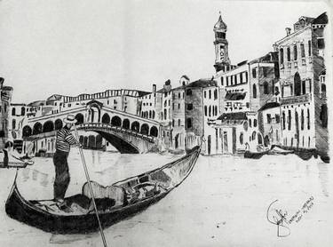375x278 Venice Italy Drawing - Italy Drawing