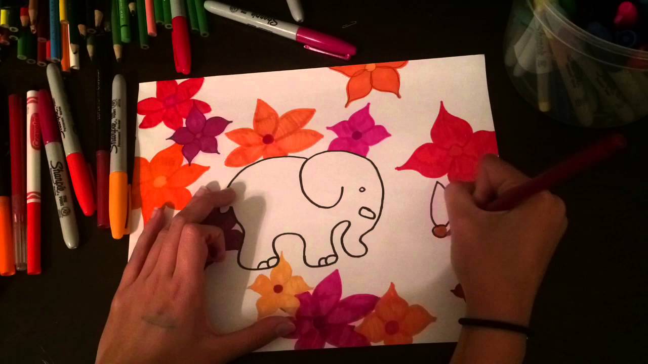 1280x720 ivory ella elephant drawing - Ivory Ella Elephant Drawing