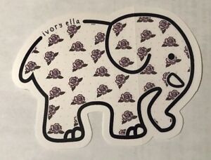 300x228 new ivory ella flower logo sticker decal ebay - Ivory Ella Elephant Drawing