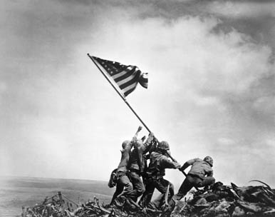 386x304 Art Through Time A Global View - Iwo Jima Flag Raising Drawing