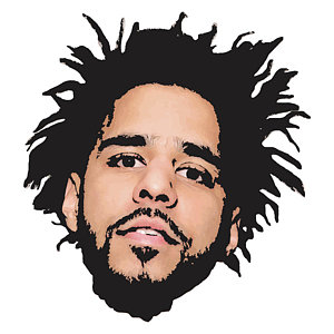 300x300 J Cole Art Fine Art America - J Cole Drawing