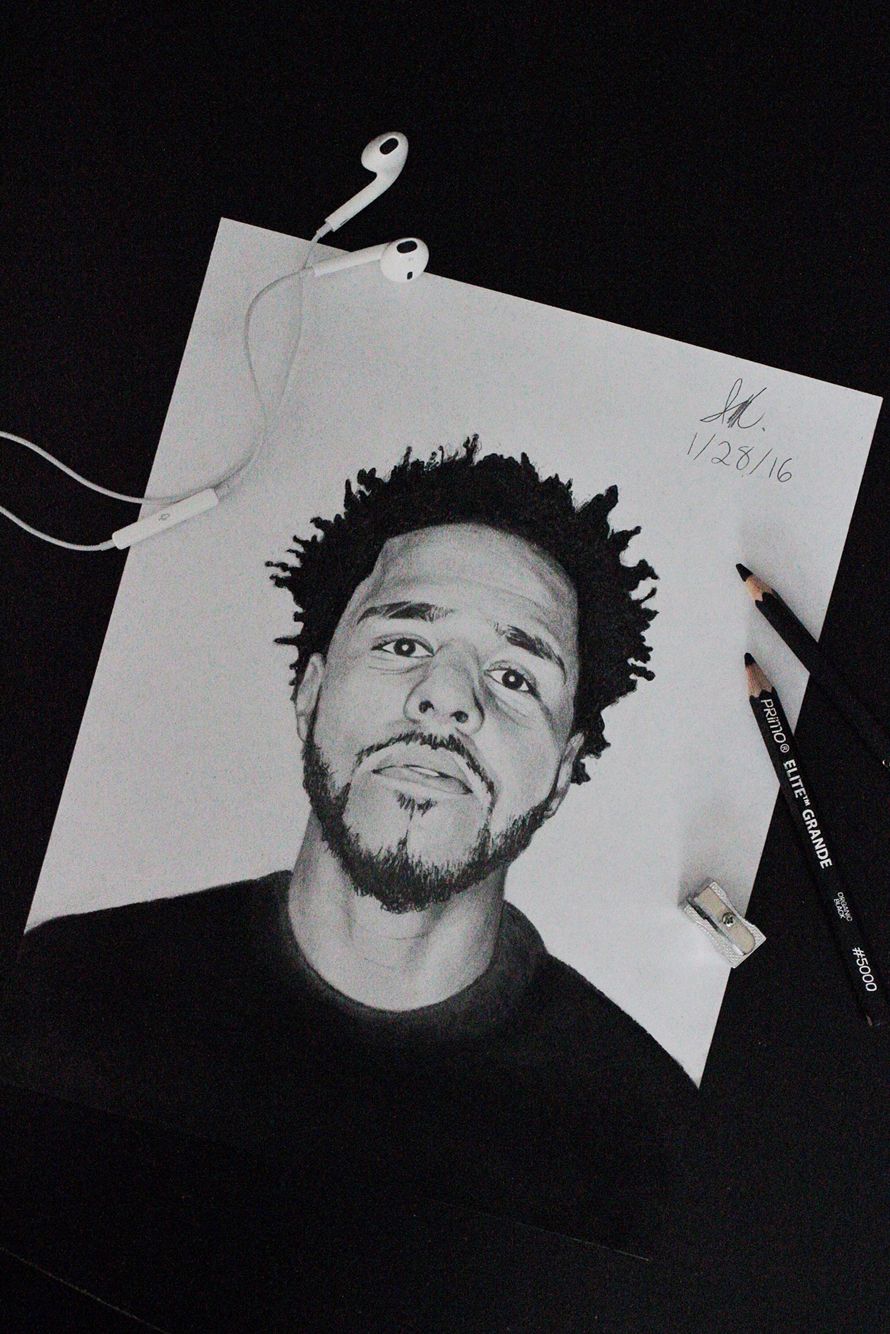 890x1334 J Cole Drawing My Drawings In Drawings, J Cole Drawing - J Cole Drawing