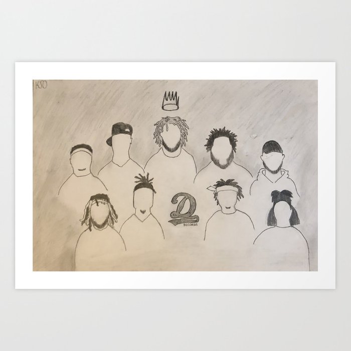 700x700 J Cole - J Cole Drawing