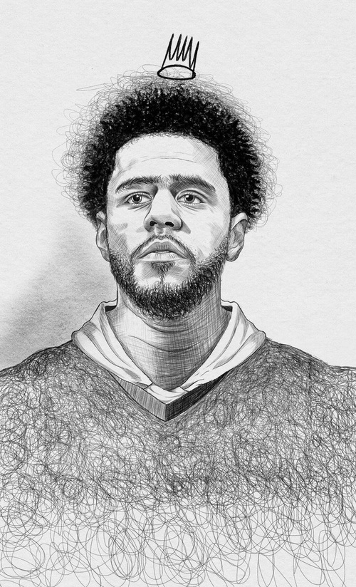 J Cole Drawing at PaintingValley.com | Explore collection of J Cole Drawing