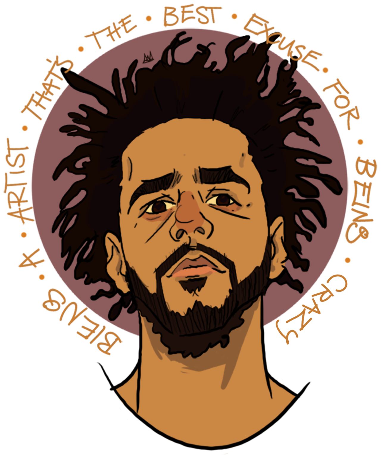 1280x1530 J E R M A I N E In J Cole - J Cole Drawing