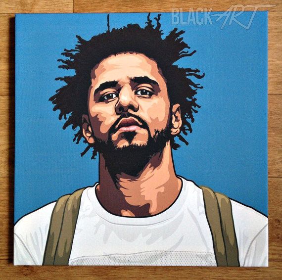 570x566 J Cole - J Cole Drawing