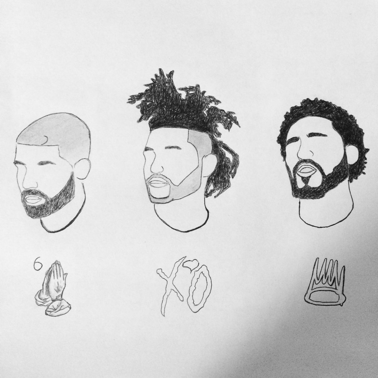 1280x1280 Masterpiece Art, J Cole, Drake Drawing - J Cole Drawing Step By Step