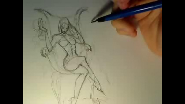 640x360 J Scott Campbell Live Draw - J Scott Campbell Drawing