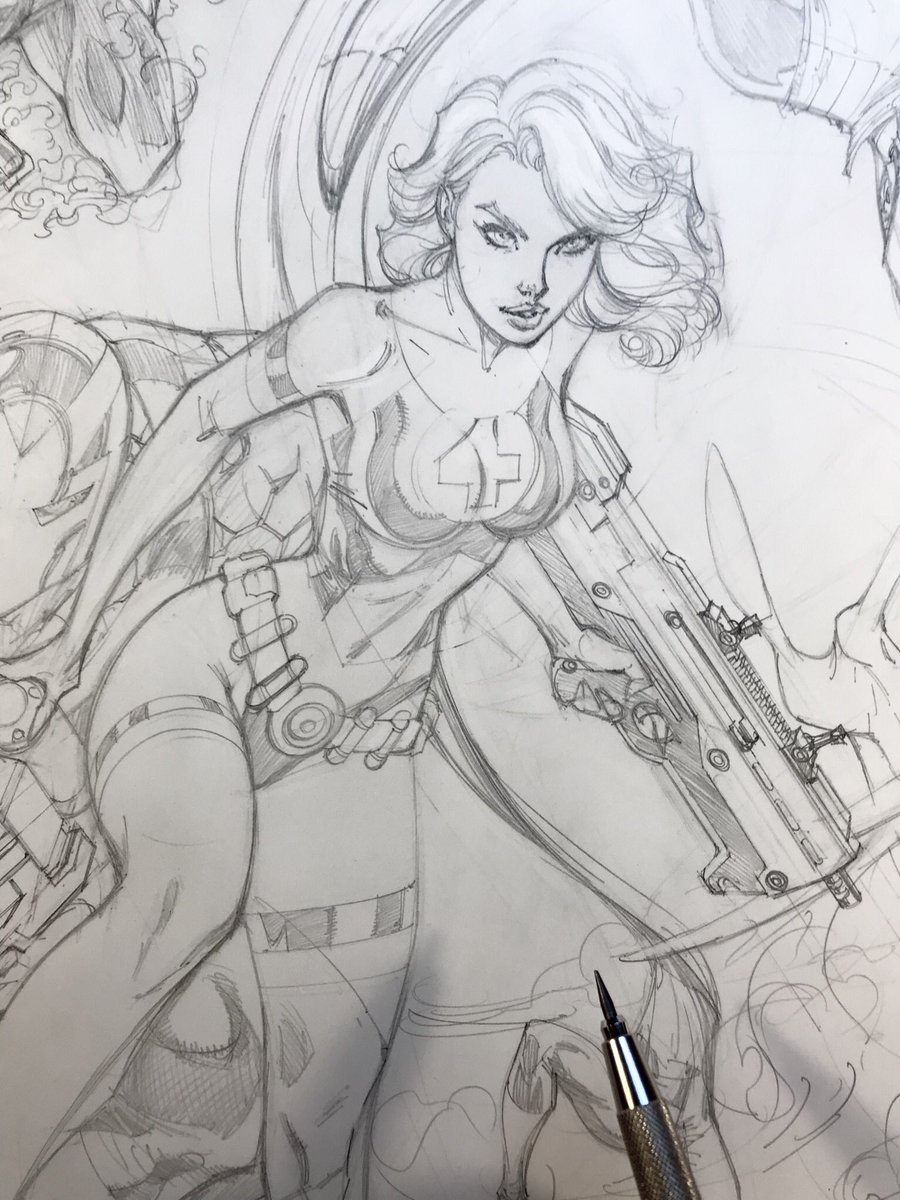 900x1200 J Scott On Twitter - J Scott Campbell Drawing