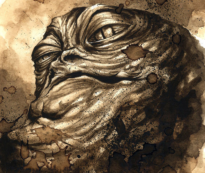 700x591 juan antonio abad - Jabba The Hutt Drawing