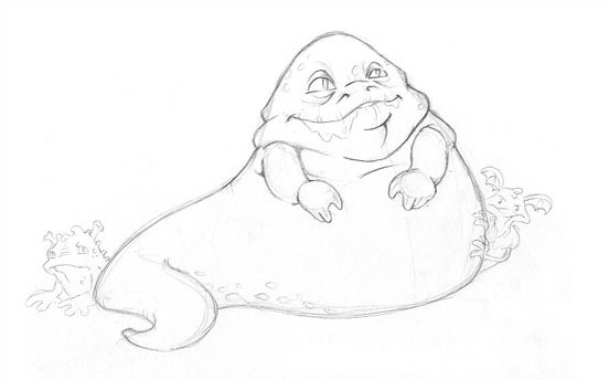 552x344 Nerdy Bits, The Sht You Skipped The Best Nerdy Marriage - Jabba The Hutt Drawing