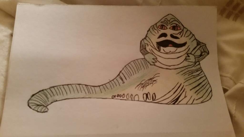 1024x576 Jabba The Hutt Drawing Star Wars Amino - Jabba The Hutt Drawing
