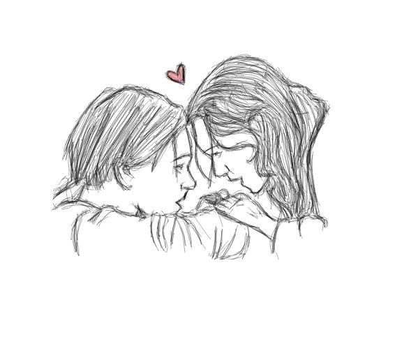 599x496 Jack And Rose Ekkor Drawings, Pictures To Draw - Jack And Rose Drawing