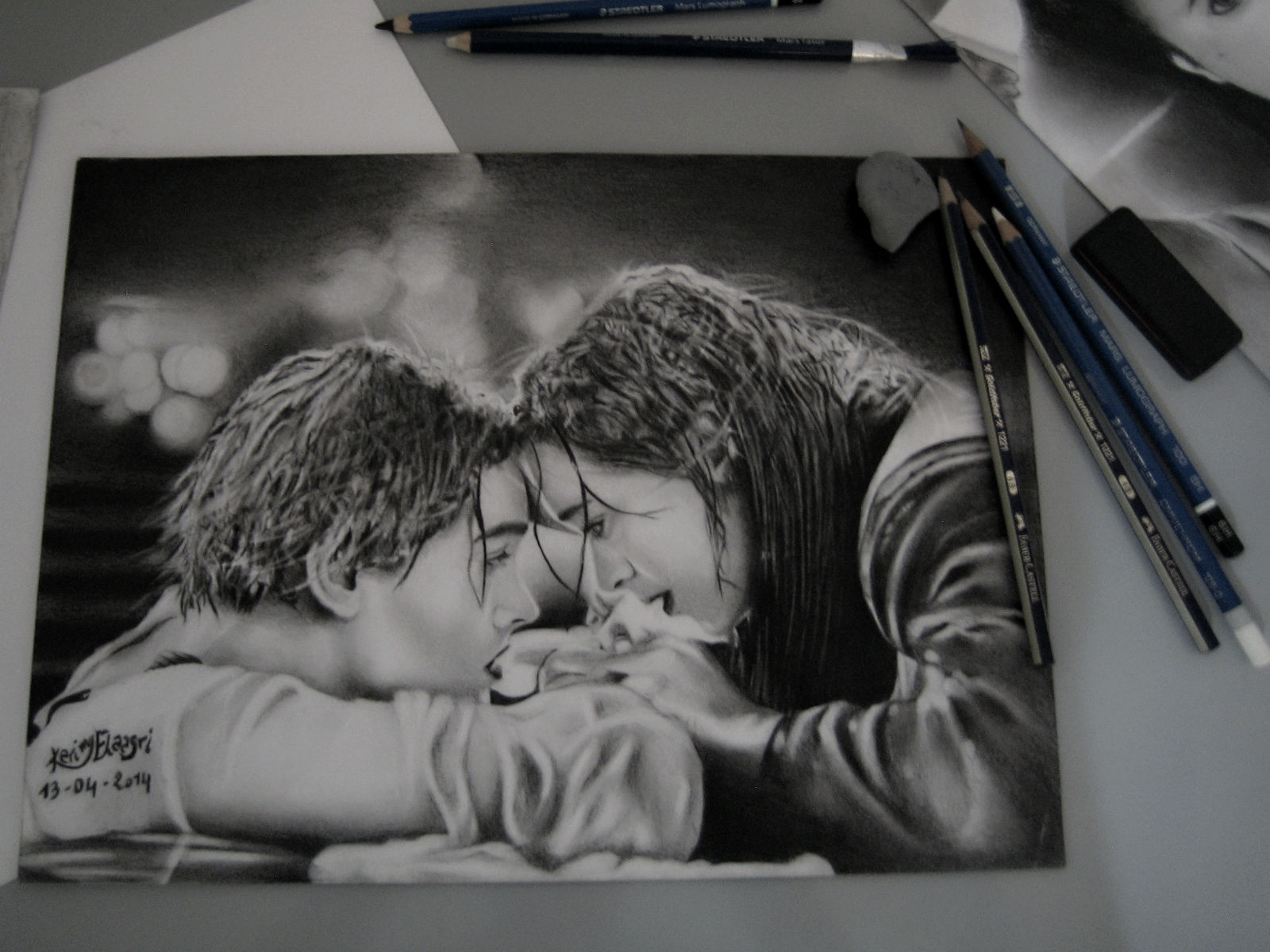 1600x1200 The Art Of Drawing Get Inspired - Jack And Rose Drawing