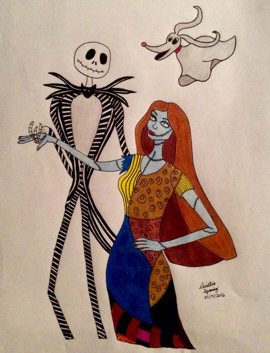 552x720 Jack, Sally Zero! - Jack And Sally Drawings