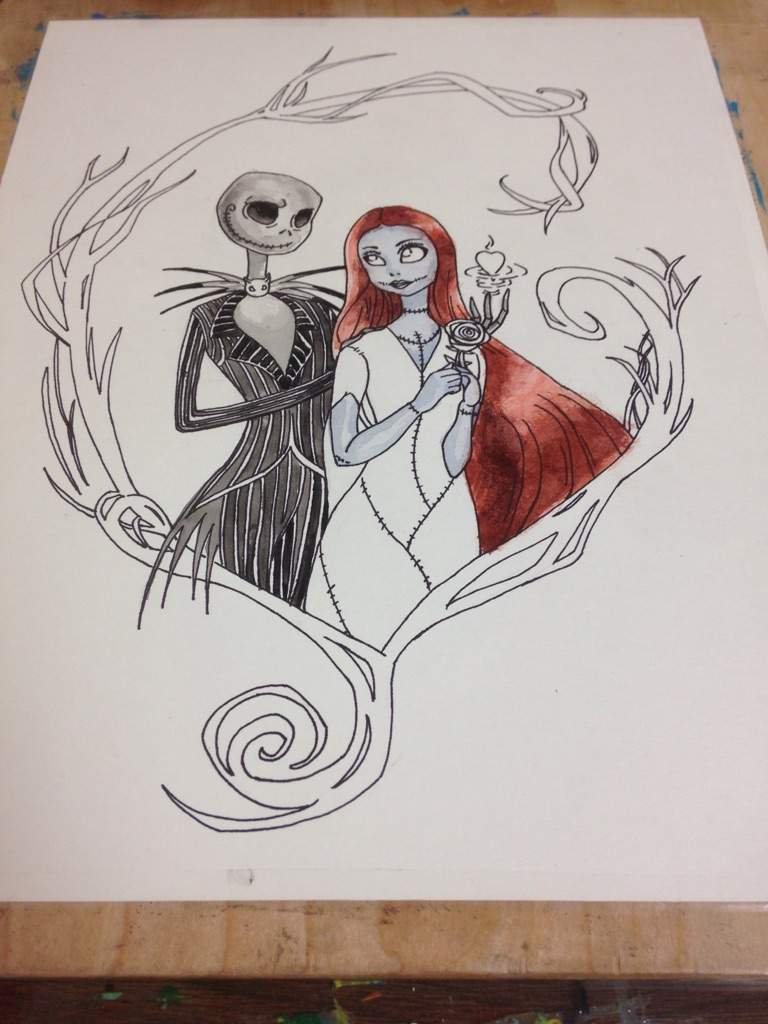 768x1024 Jack Sally Arts And Ocs Amino - Jack And Sally Drawings