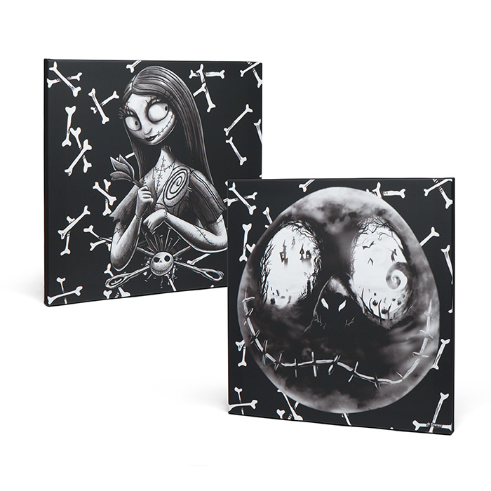 700x700 Nightmare Before Christmas Jack And Sally Canvas Set - Jack And Sally Drawings