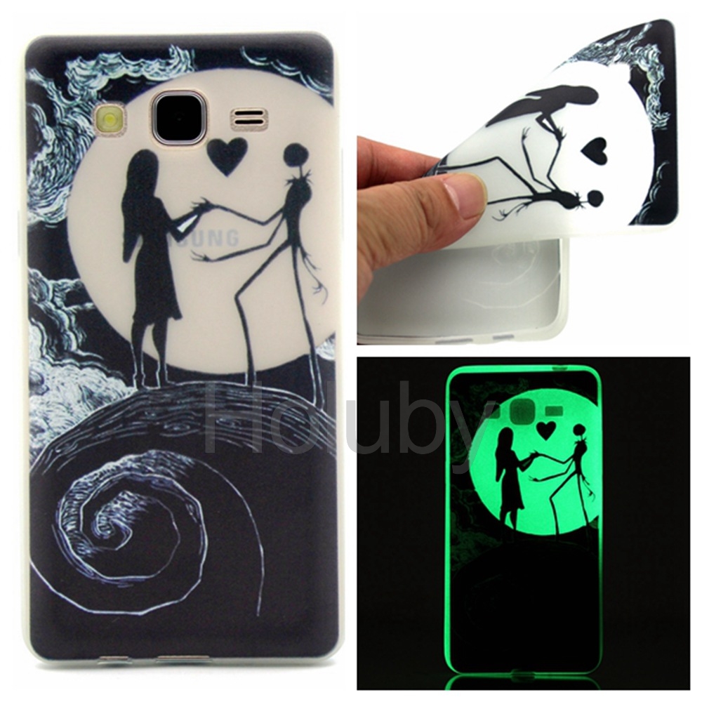 1000x1000 Noctilucent Tpu Shell Cover For Samsung Galaxy - Jack And Sally Drawings