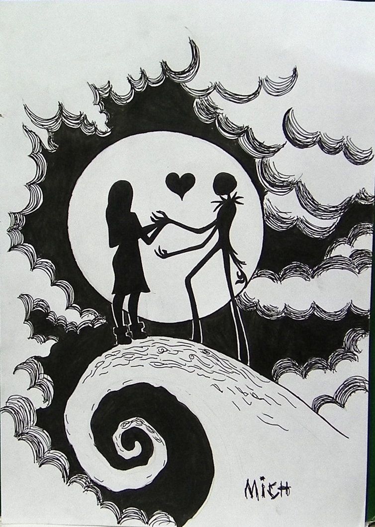 754x1060 Drawings Of Jack Skellington Sewing Ideas - Jack And Sally Drawings