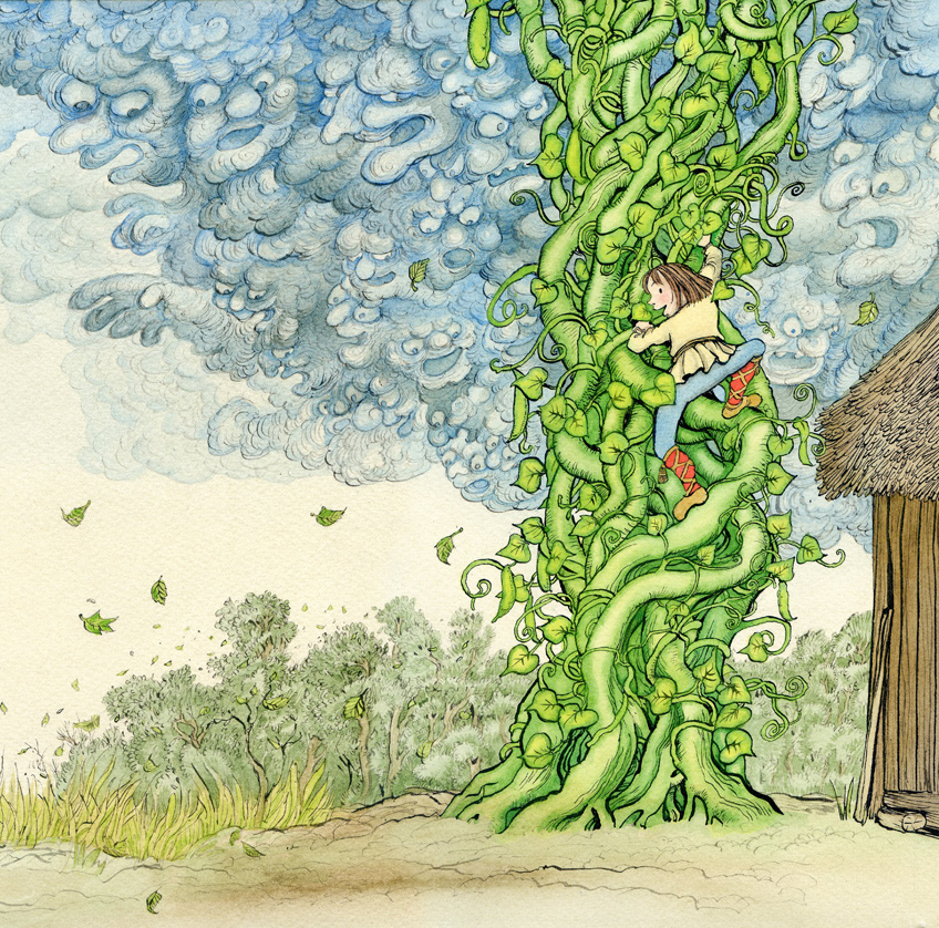 Jack And The Beanstalk Drawing at PaintingValley.com | Explore ...