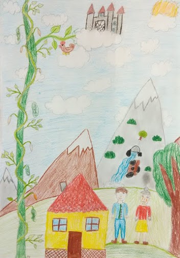 352x503 Jack And The Beanstalk Children's Drawing Archive - Jack And The Beanstalk Drawing