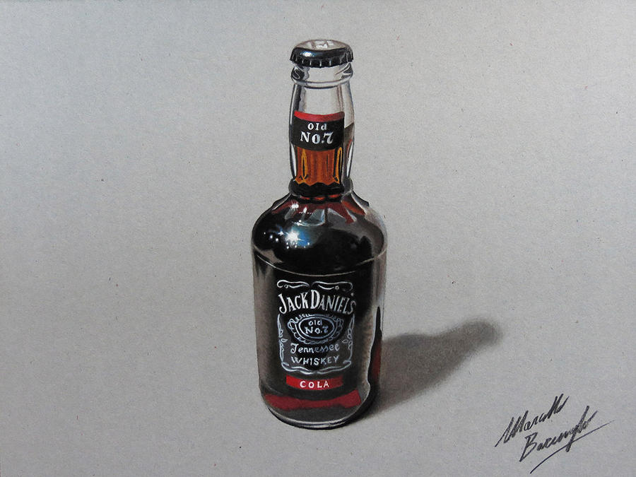 900x675 Jack Daniels And Cola Bottle - Jack Daniels Drawing
