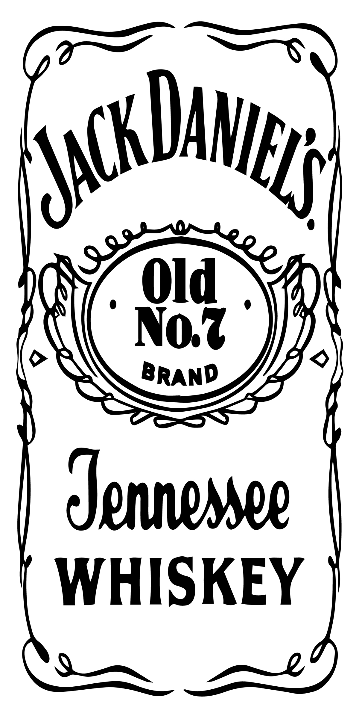 1200x2400 Jack Daniels Table - Jack Daniels Drawing