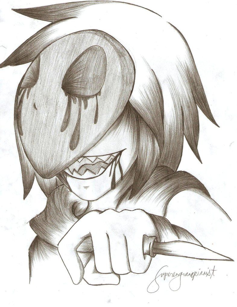 786x1017 easy creepypasta drawing eyeless jack - Jack Drawing