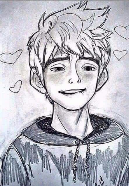 442x637 He Is Soooo Cute For An Animated Character I Wish They Would Make - Jack Frost Drawing