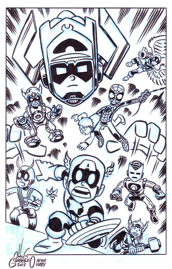 600x940 jack kirby archives chris giarrusso - Jack Kirby Drawing
