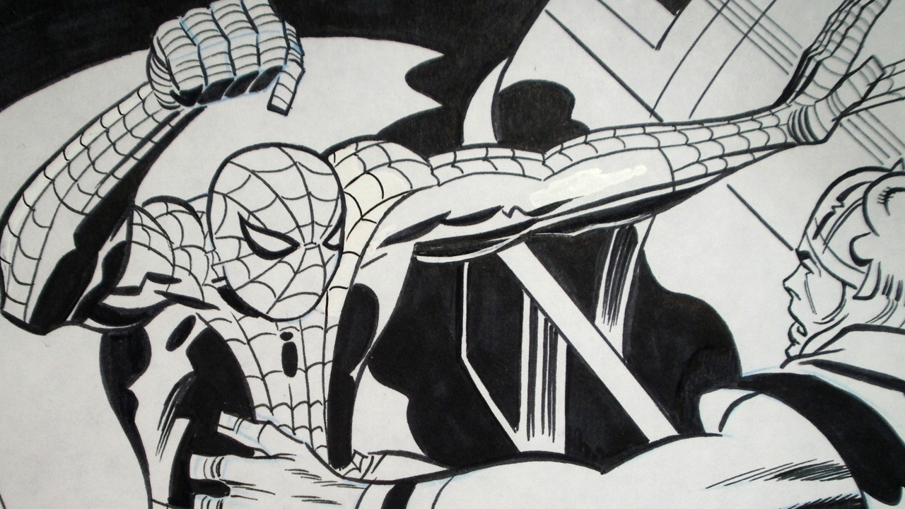 1280x720 bruce timm jack kirby original art - Jack Kirby Drawing