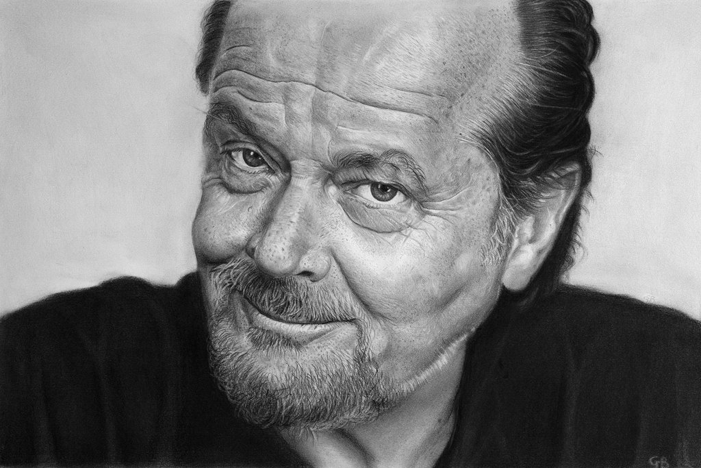 1024x683 Jack Nicholson Amazing Drawing Drawing Skill - Jack Nicholson Drawing