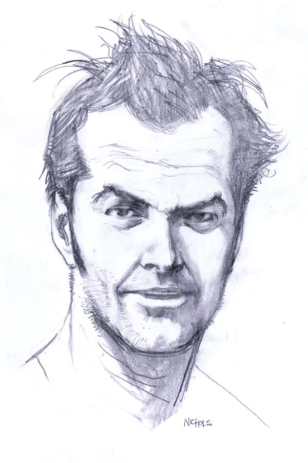 600x900 Jack Nicholson Picture Drawing Drawing Skill - Jack Nicholson Drawing