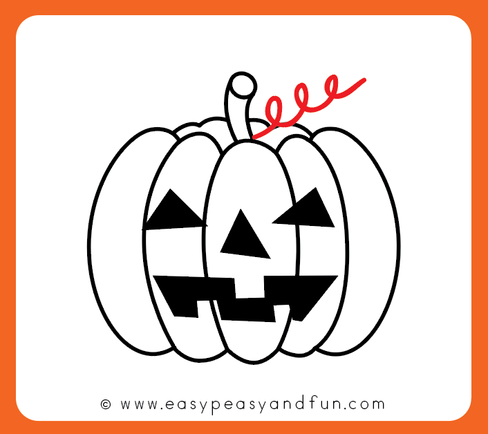 706x628 How To Draw A Jack O'lantern - Jack O Lantern Drawing