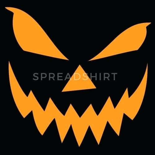 500x500 Jack O Lantern Faces Design Easy To Draw - Jack O Lantern Drawing Patterns