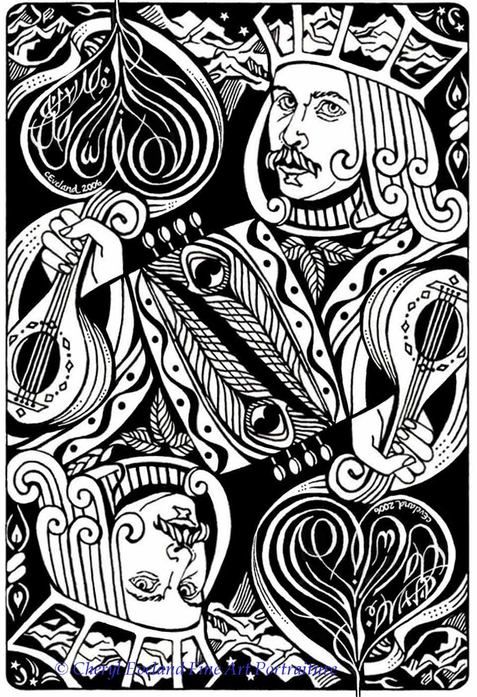 960x1401 playing card art playing cards - Jack Of Spades Drawing