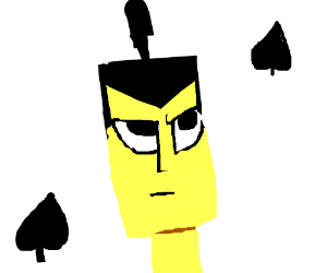 300x250 samurai jack of spades drawing - Jack Of Spades Drawing