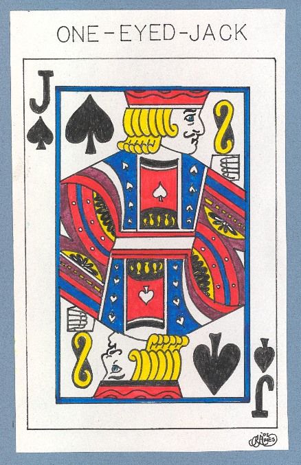 438x677 this is a drawing i made of the jack of spades playing card - Jack Of Spades Drawing